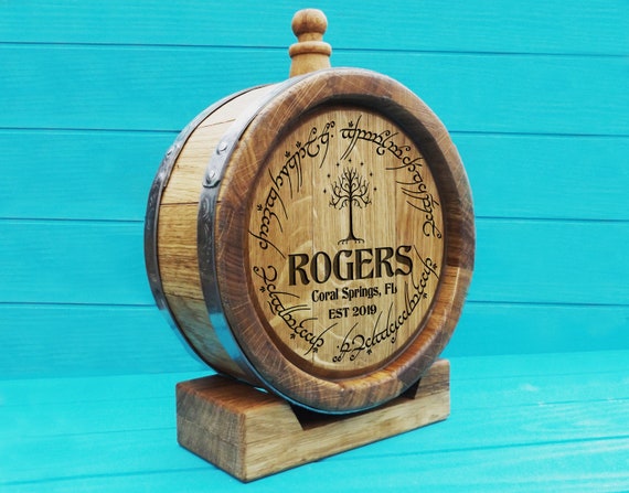 Beer 10 Litre No Engraving Oak Barrel Keg Drinks Dispenser Cask Wooden 