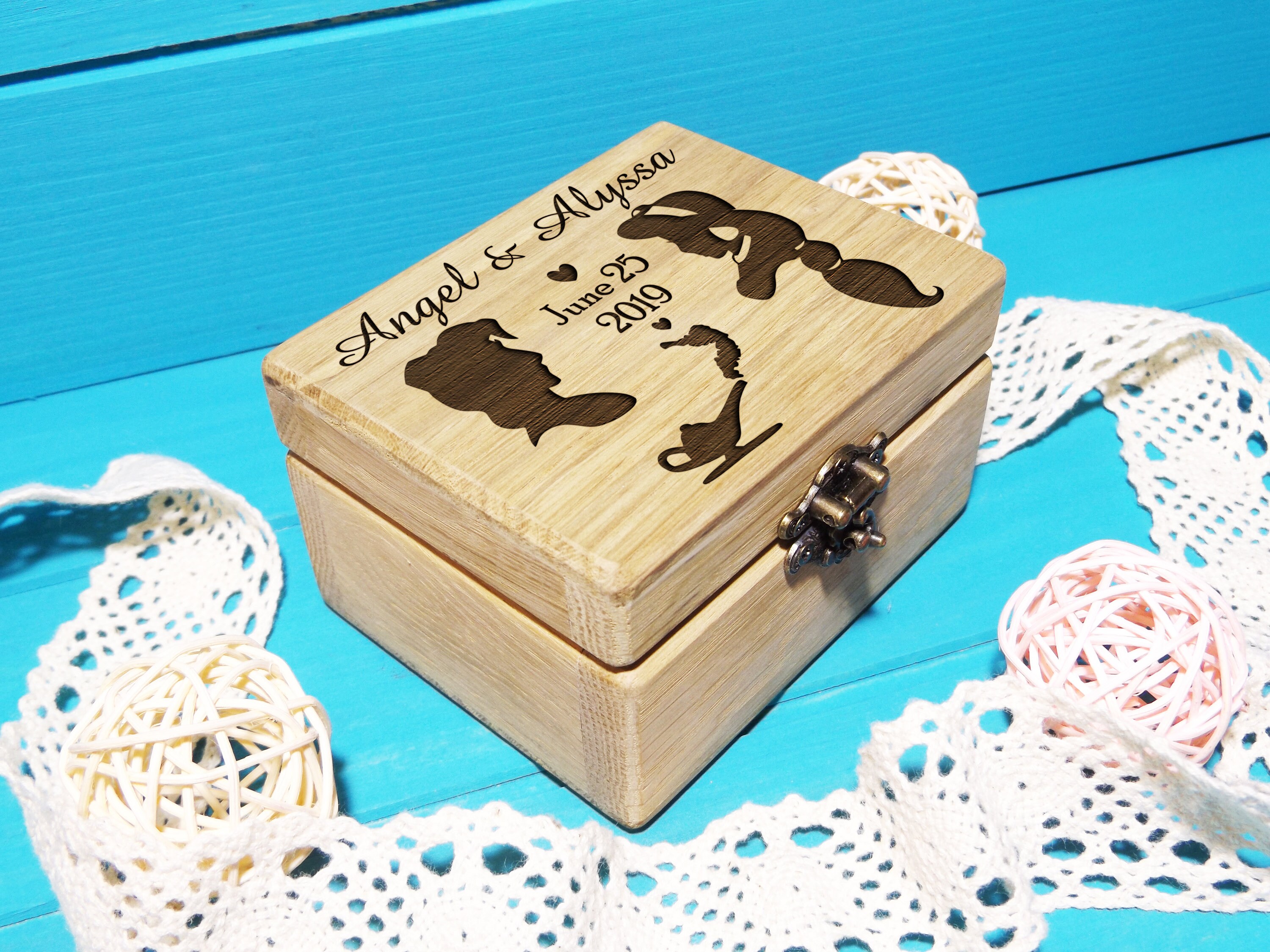 Ring box ring box custom Personalized Ring Etsy