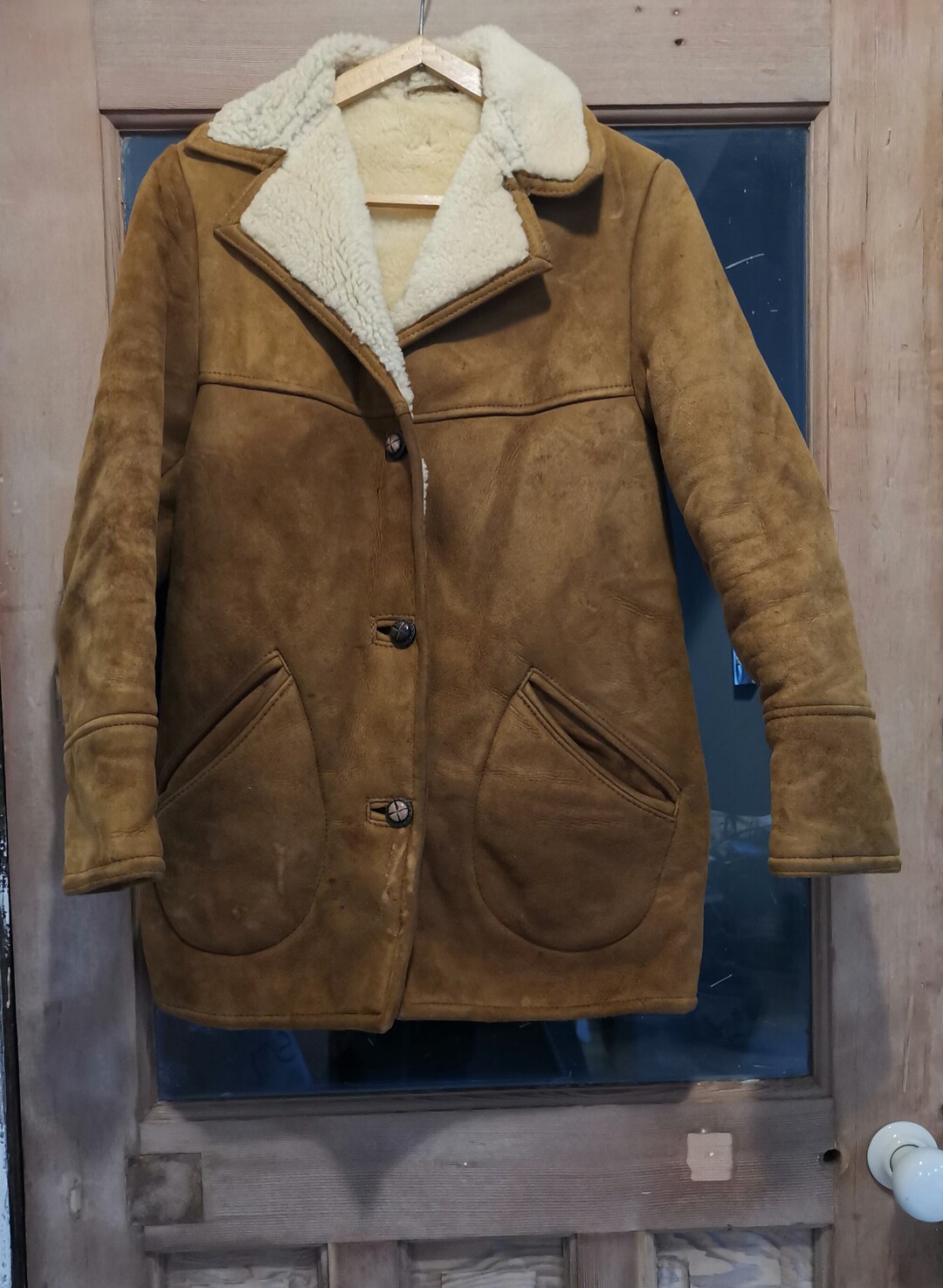 1970's SHEEPSKIN crop jacket