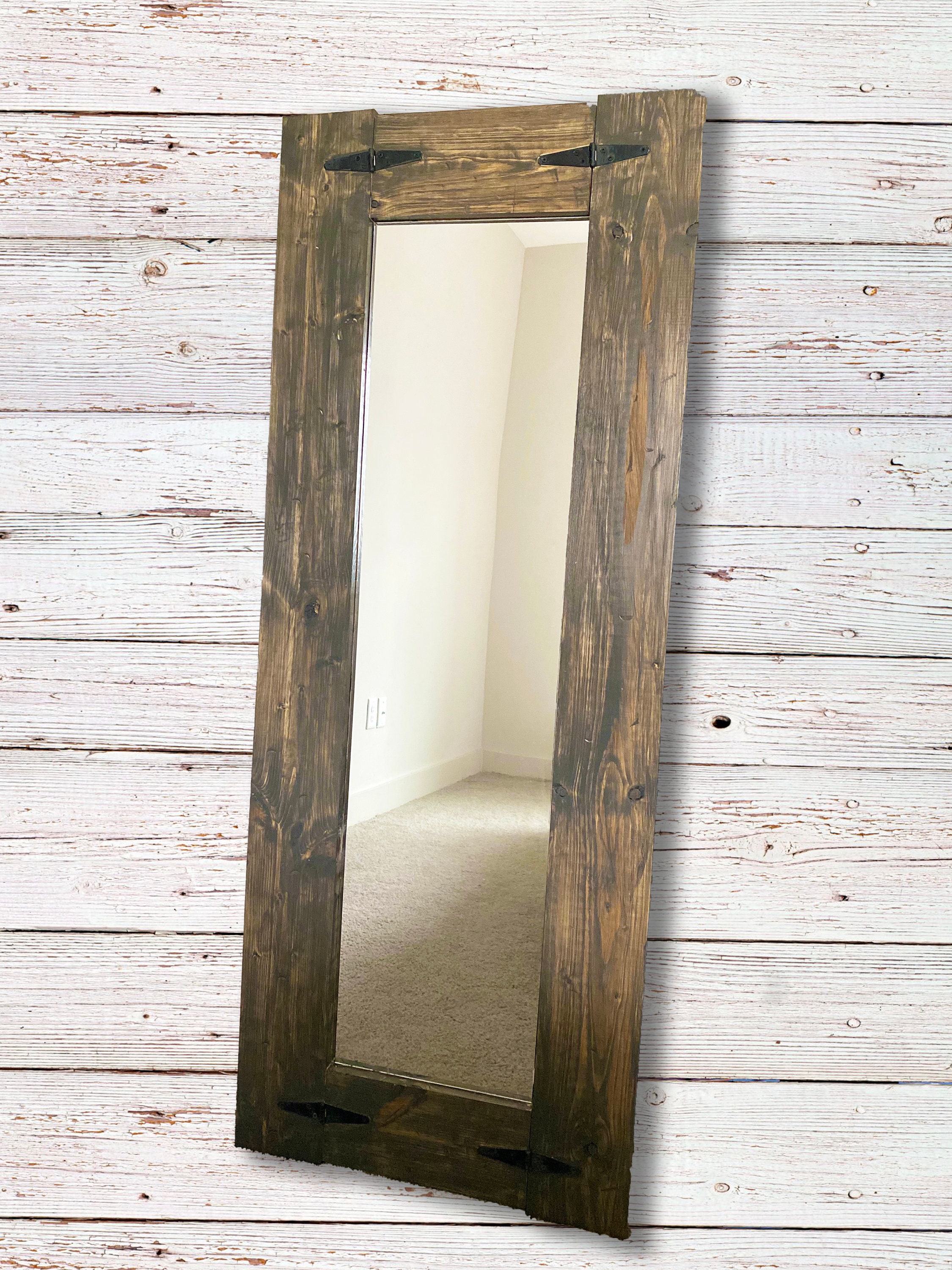 Floor Length Rustic Mirror Etsy