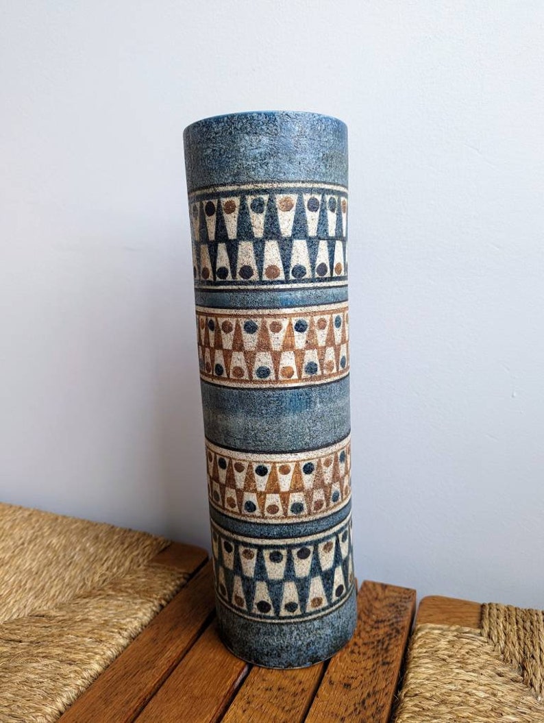 Troika Cornwall England Vase Marilyn Pascoe Etsy