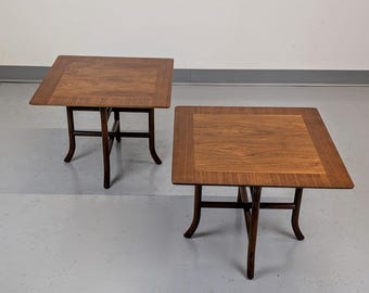 T. H. RobsJohn Gibbings Pair of Cocktail Tables Model #3335