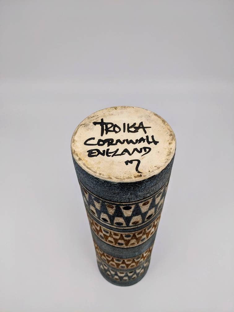 Troika Cornwall England Vase Marilyn Pascoe Etsy