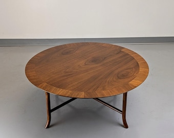 T.H. Robsjohn-Gibbings Walnut Cocktail table model #3343