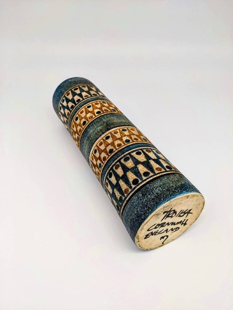 Troika Cornwall England Vase Marilyn Pascoe Etsy