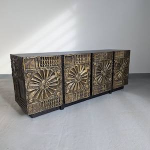 Adrian Pearsall &quot;Sculptura&quot; Brutalist Buffet for Craft
