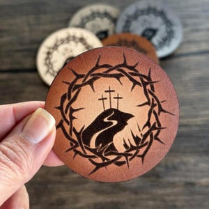 Calvary Crown Christian Patch