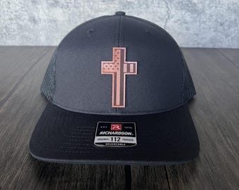 Christian Cross Hat - Richardson 112,Christian Hat, Patriotic Hat