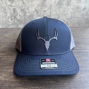 Fishing Hunting Hat - Genuine Leather Patch - Choose Your Animal and Your Hat Color