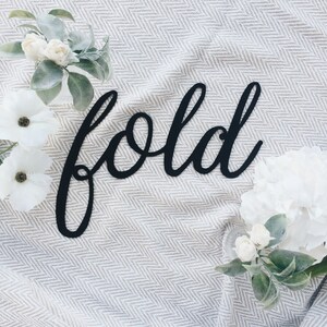 Fold Metal Sign