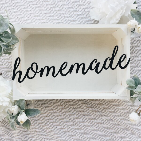 Metal Homemade Sign - Etsy