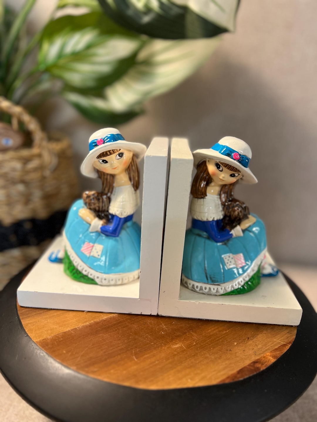 Vintage Earl Bernard Girl Bookend
