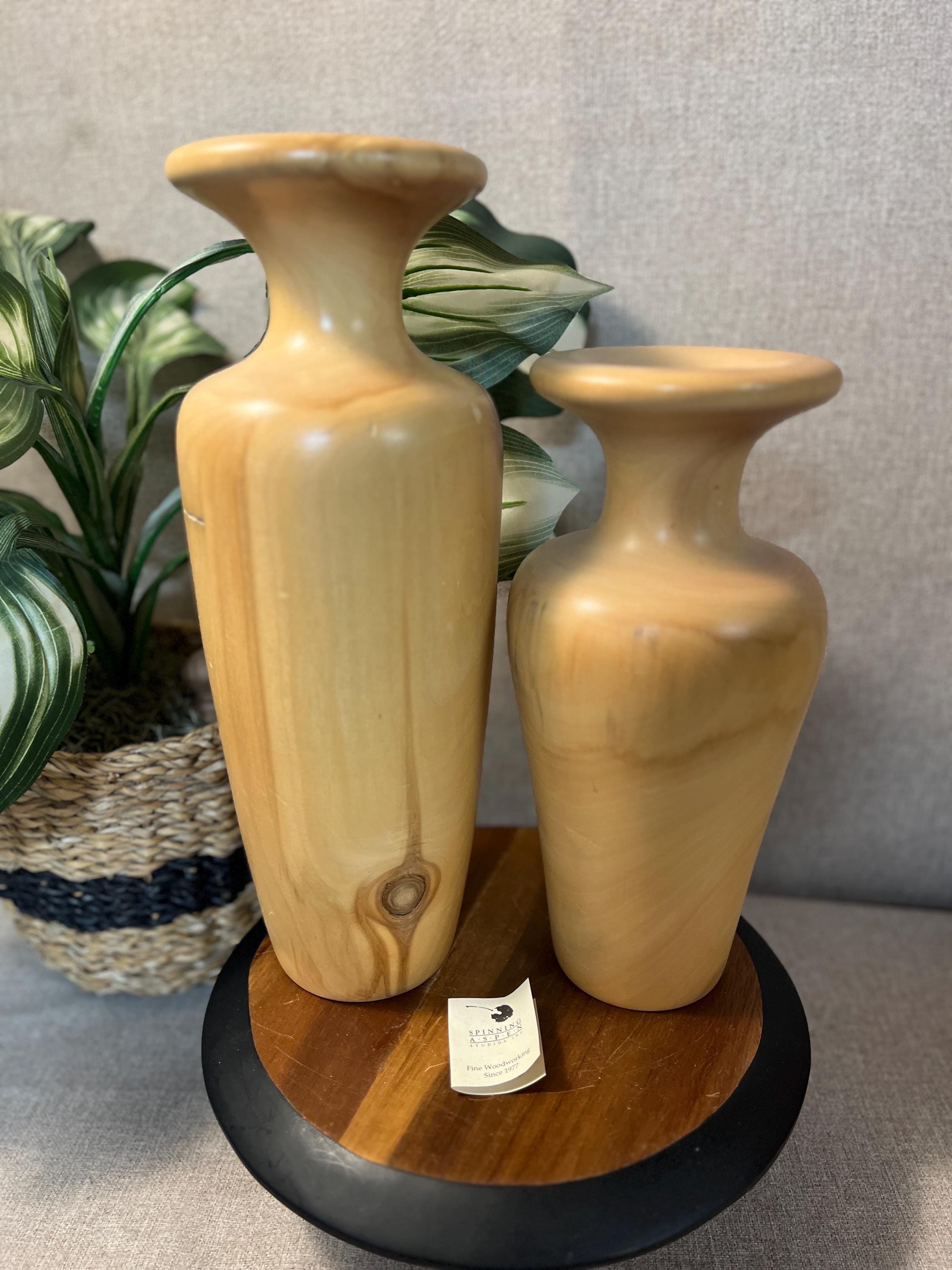 ♦︎1137 Spinning Aspen Studios社製 木製 花瓶 一輪挿 Spinning Aspen Studio - Etsy