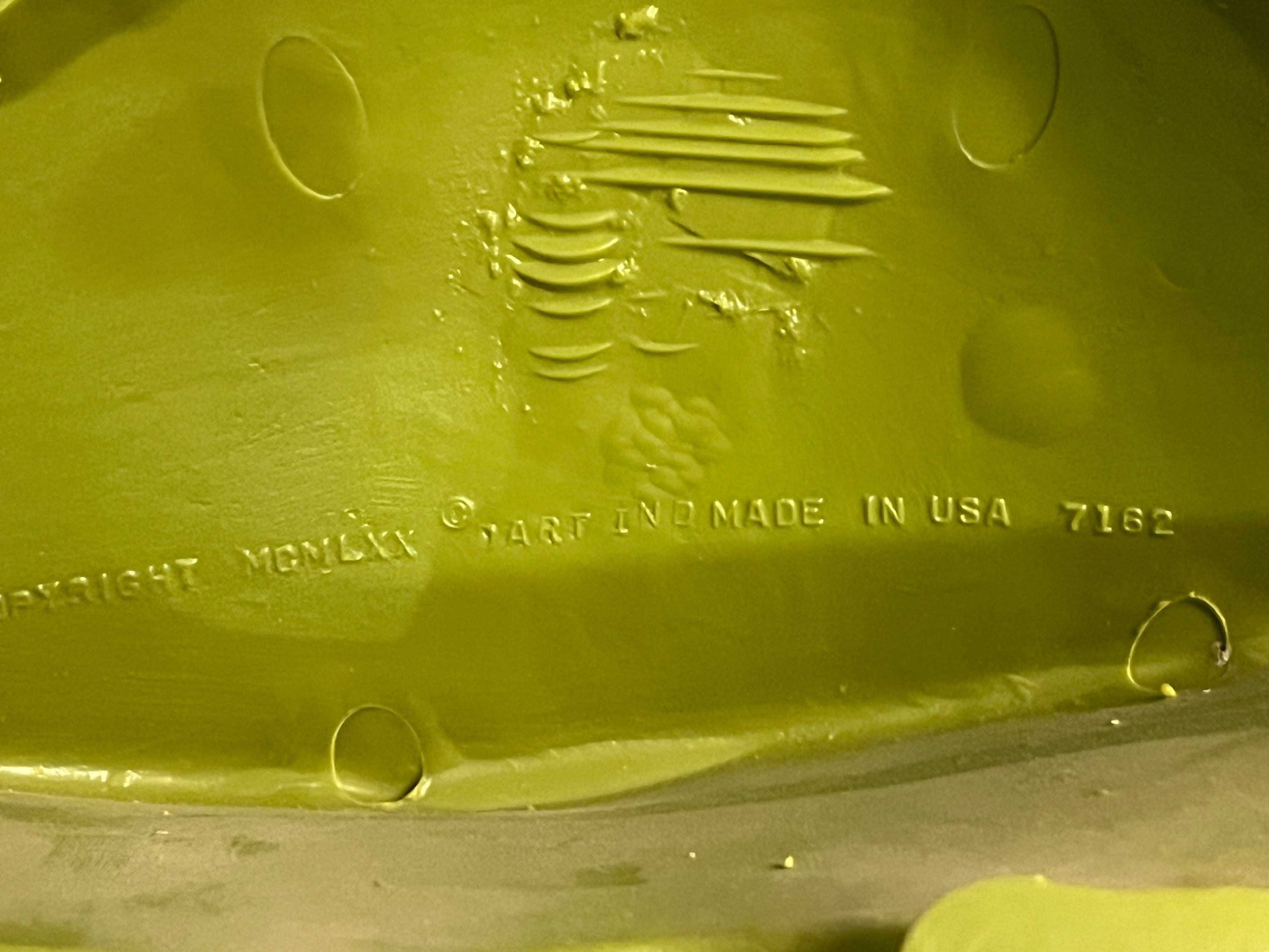 Dart Industries Yellow and Brown Mushroom Wall Hanging Etsy