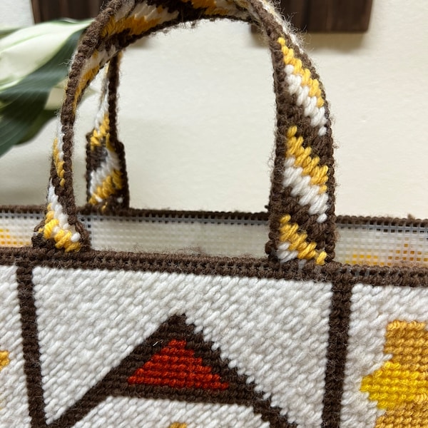 Plastic Canvas Purse Etsy