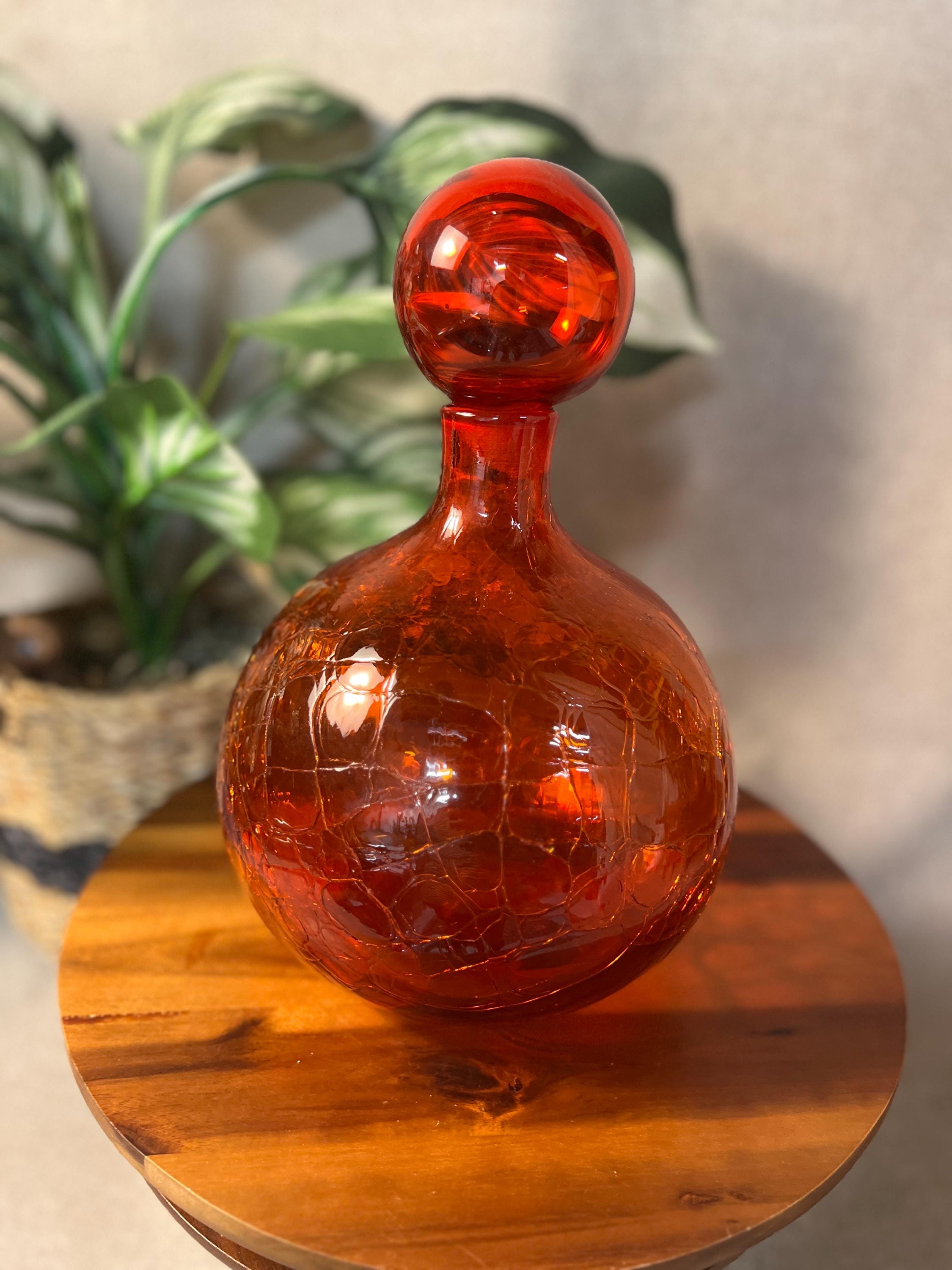 Blenko Red Vase - Etsy