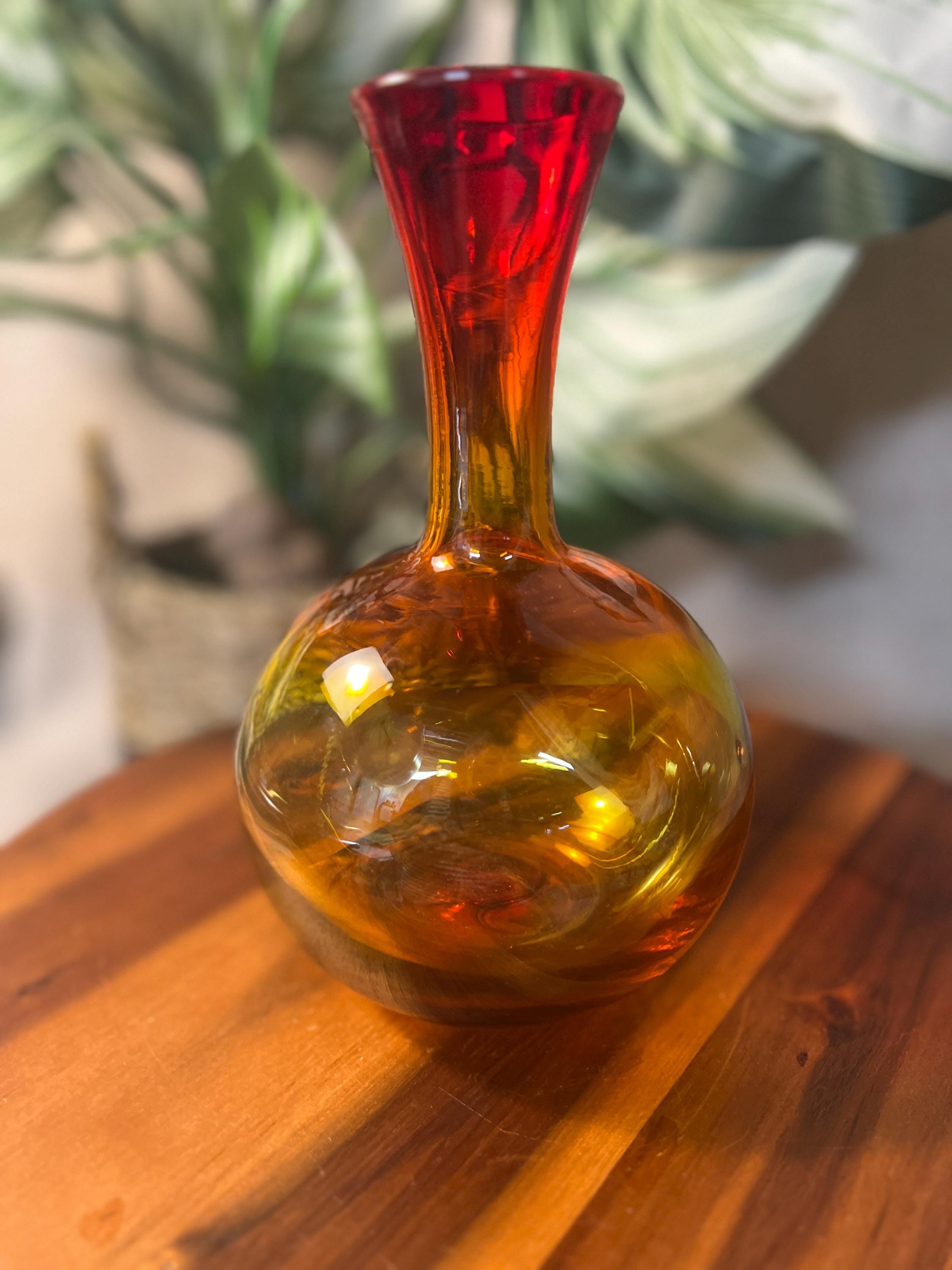 Vintage Blenko Vase - Etsy