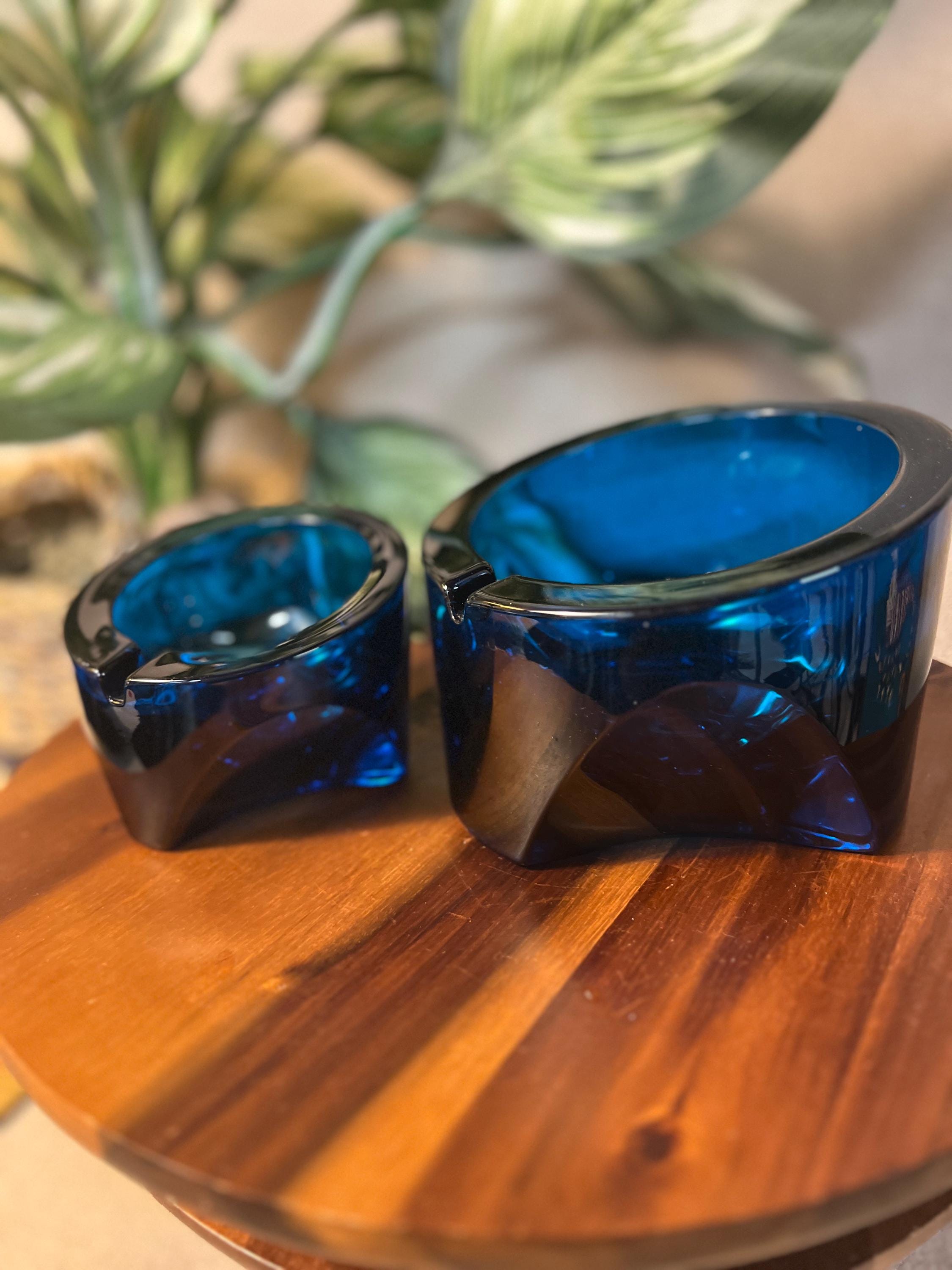 Viking Glass Ash Trays - Etsy