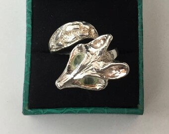 Sterling Silver Fox ring