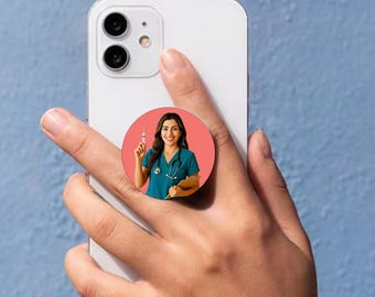 Personalized Phone Grip, Phone Grip, Custom Phone Grip, Photo Phone Grip, Phone Grip Holder, Phone Stand
