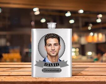 Groomsmen Gift Idea - German Style Stein Mug, Guy Gift Idea, Wedding Party Gifts, Portrait Gift Idea, Grooms Gift Idea