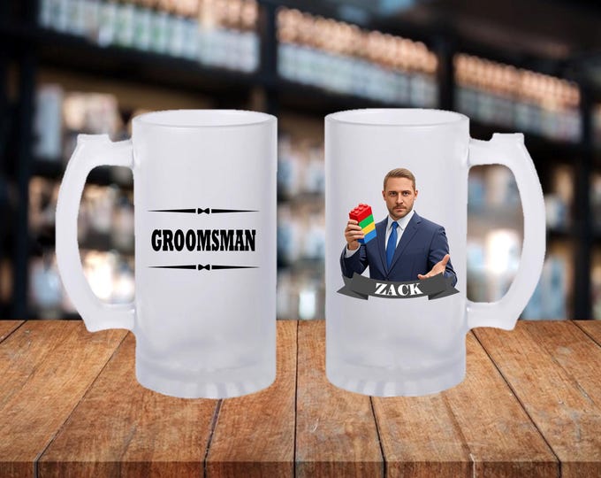 Groomsmen Gift - Personalized Caricature Mug for Groomsmen, Perfect Wedding Favor and Keepsake