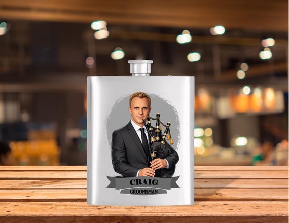 Personalized Caricature Groomsmen Beer Stein, Custom Groomsman Mug, Best Man Gift, Wedding Party Gift, Funny Beer Mug, Groom Gift