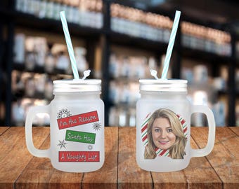 Groomsmen Gift Idea - Frosted Mug, Guy Gift Idea, Wedding Party Gifts, Portrait Gift Idea, Grooms Gift Idea