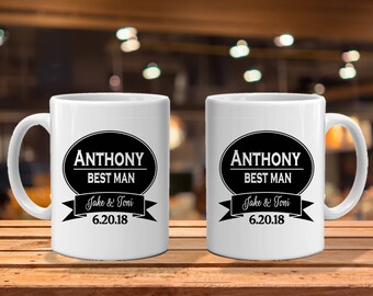 Groomsmen Gift Idea - German Style Stein Mug, Guy Gift Idea, Wedding Party Gifts, Portrait Gift Idea, Grooms Gift Idea
