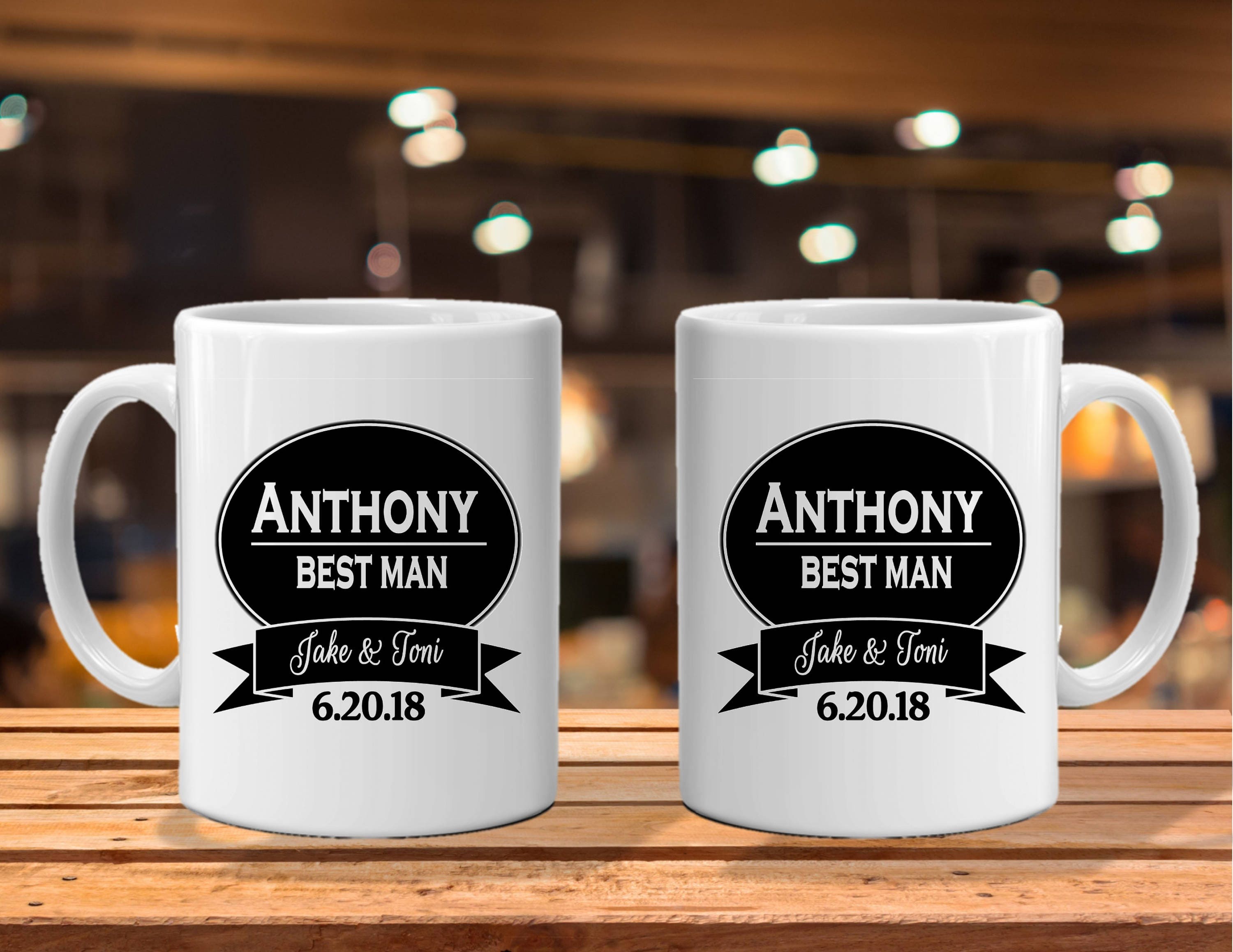 Mens Coffee Mugs, Bling Man Mugs, Fraternity Inspired Gifts, Mens