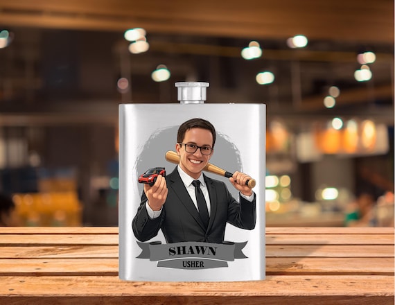 Personalized Caricature Groomsmen Beer Stein, Custom Groomsman Mug, Best Man Gift, Wedding Party Gift, Funny Beer Mug, Groom Gift