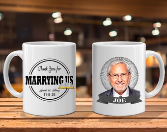 Officiant, Pastor, Groomsmen Gift Idea - , Guy Gift Idea, Wedding Party Gifts, Portrait Gift Idea, Grooms Gift Idea
