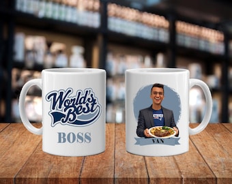 Personalized Caricature Groomsmen Stein Mug:  Wedding Party Gift