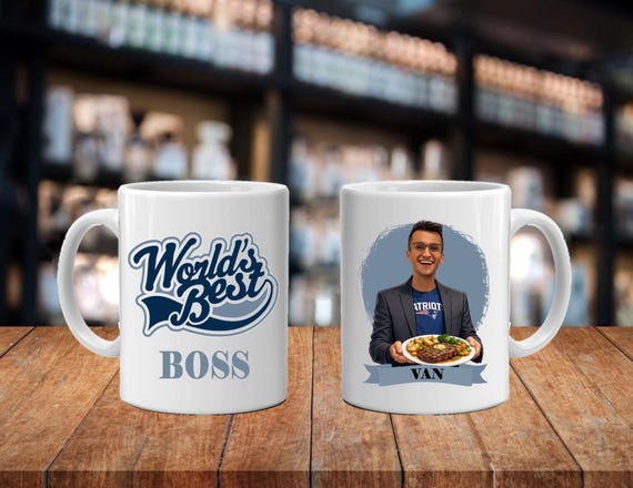 Personalized Caricature Mug: Custom Portrait Coffee Cup, Ceramic Beverage Drinkware