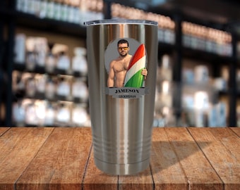 Personalized Caricature Groomsmen Stein Mug:  Wedding Party Gift