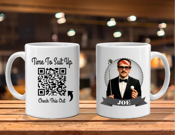 Personalized Caricature Groomsmen Stein Mug:  Wedding Party Gift