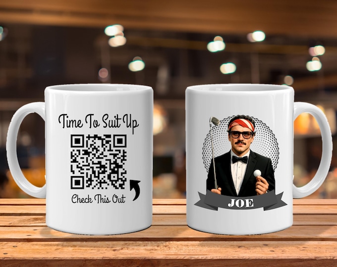 Personalized Caricature Groomsmen Stein Mug:  Wedding Party Gift