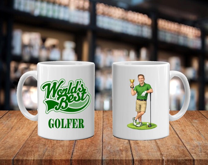 Personalized Caricature Worlds Best Mug: Party Gift