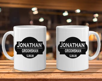 Groomsmen Gift Idea - German Style Stein Mug, Guy Gift Idea, Wedding Party Gifts, Portrait Gift Idea, Grooms Gift Idea
