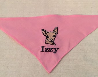 S1 Tiny Dogs, Chihuahuas & Cats Spoilt Rotten Pets Personalised Mini Union Jack Dog Bandana Any Name For Dogs & Cats