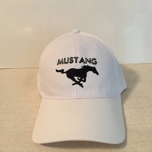 Custom Embroidered Mustang Cap