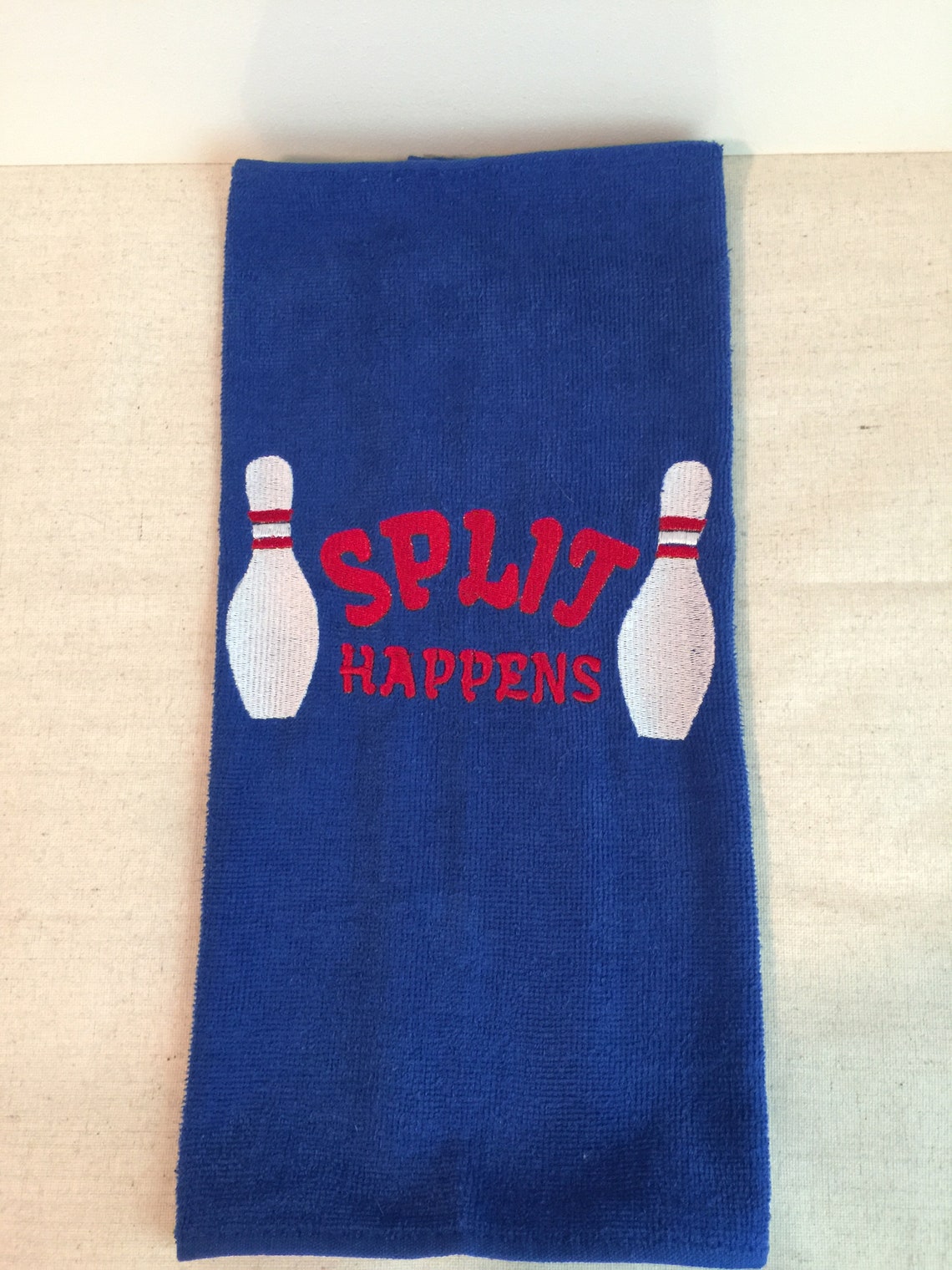 Embroidered Personalized Bowling Towel With or Without Grommet Etsy