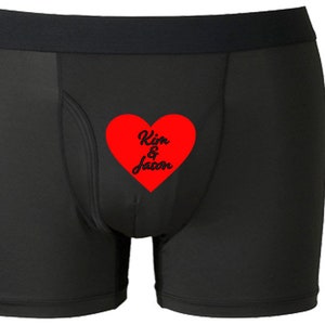 Personalized Love Name Boxers
