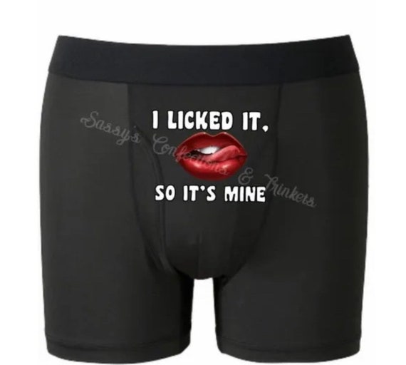I Licked It so Its Mine Lips Naughty but Practical Boxer Briefs -   Canada