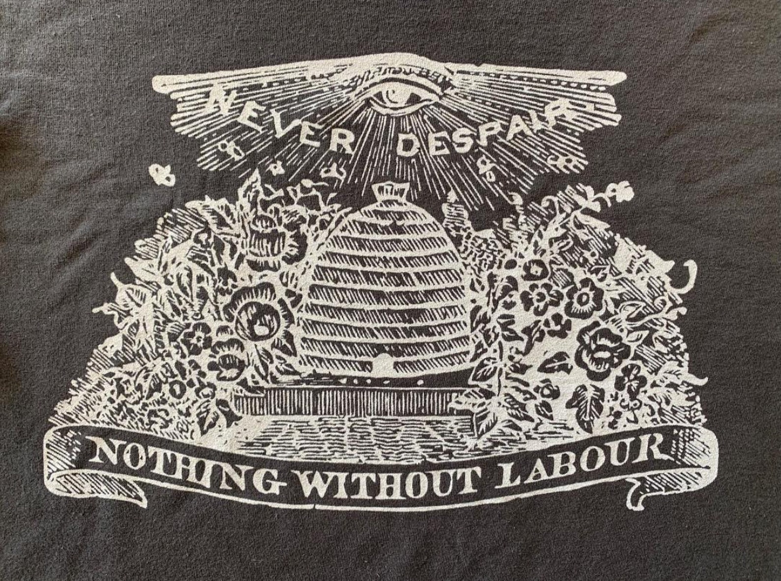 Nothing Without Labour T-Shirt: Asphalt Gray | Etsy