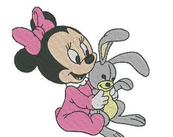 Minnie Maus Stickdatei - Stickdatei für die Stickmaschine