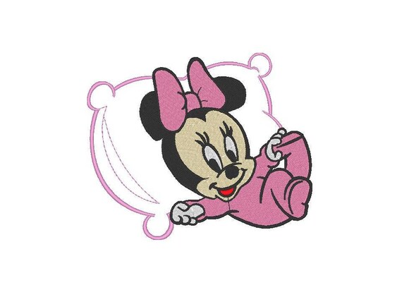 Applique Pillow And Minnie Mouse Machine Embroidery Designs Etsy