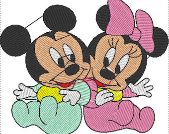 Baby Minnie MIckey Diseños de máquinas de bordado de ratones - Etsy México Baby Minnie MIckey Diseños de máquinas de bordado de ratones - Etsy México