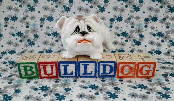 Vintage Made in Japan Ceramic Cartoon Figurine White Comical