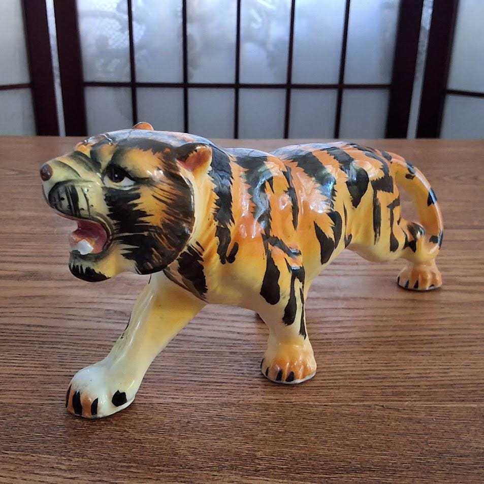 その他 Tiger Figurine Japanese Tiger Figurine - Etsy